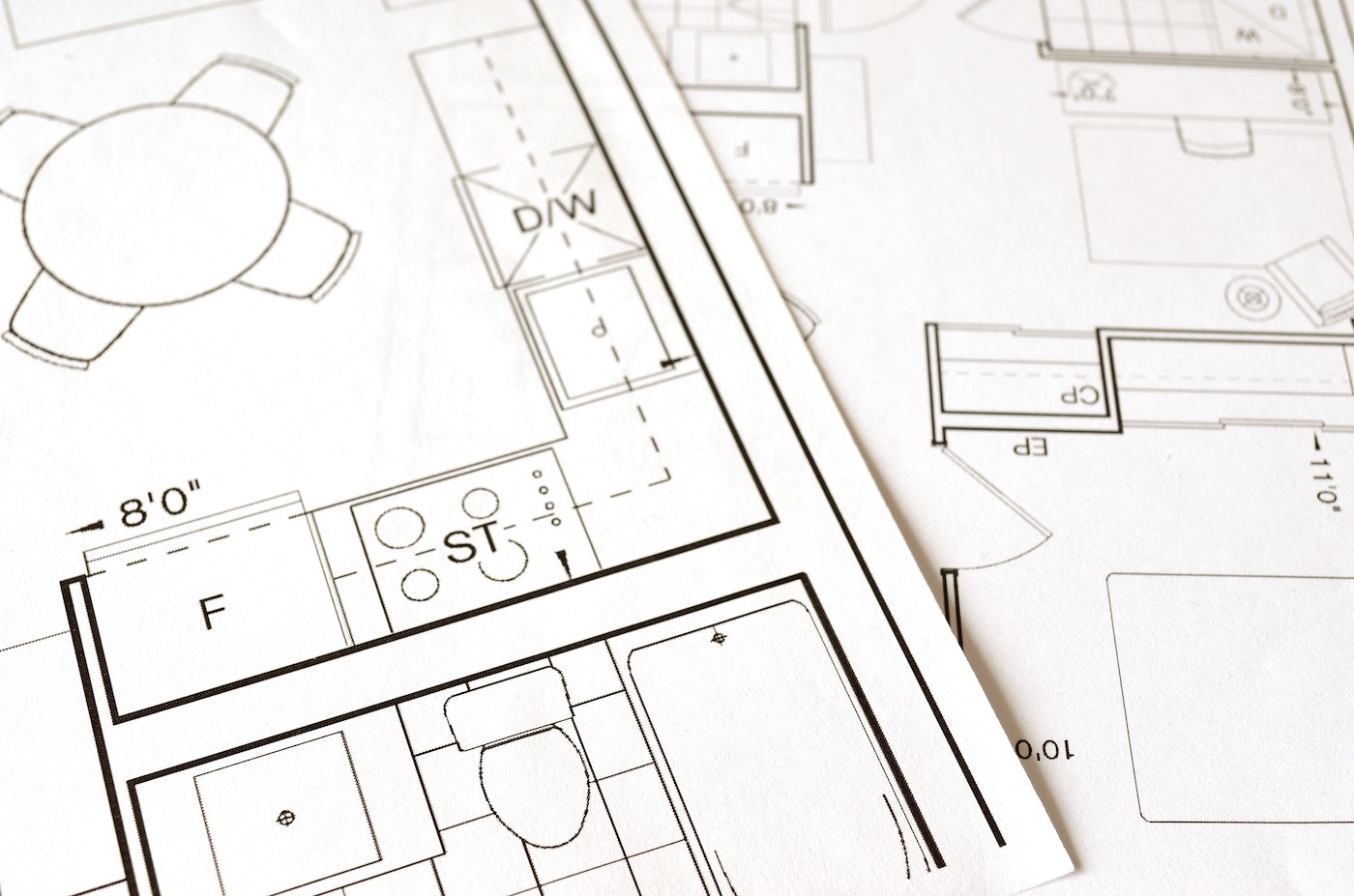 Grundriss und technische Planung einer Gebäudeautomation