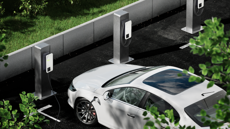 Wallboxen und Elektrofahrzeug als Teil eines intelligenten Energiemanagements